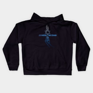 JEWnited we stand  - Shirts in solidarity with Israel Kids Hoodie